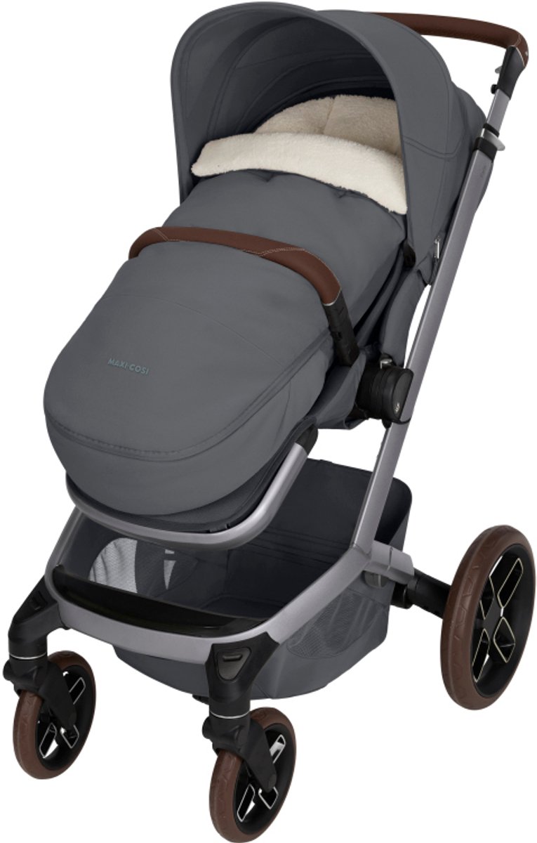Maxi-Cosi 2 in 1 Voetenzak voor kinderwagen - Graphite – foto 4