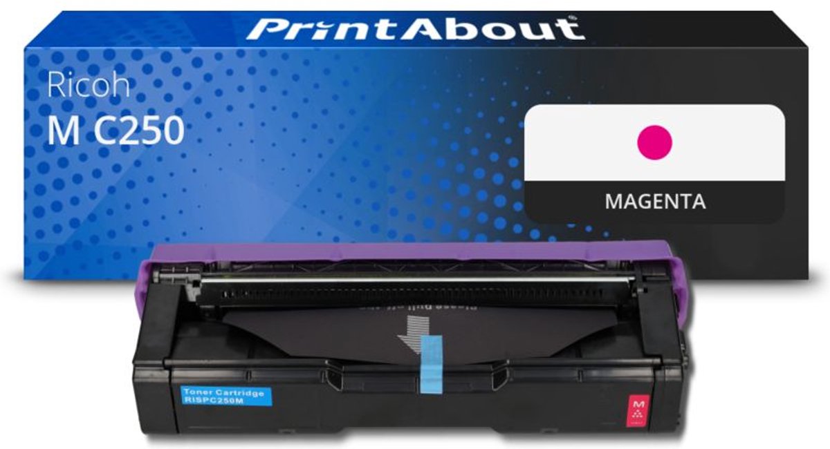 PrintAbout huismerk Toner M C250 (408354) Magenta geschikt voor Ricoh