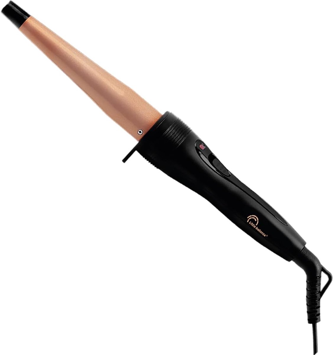 SnelShoppen - Ionische Krultang en Krulstaaf 13-25 mm - Keramisch en Toermalijn - Zwart - Perfect voor Lang Haar - Ergonomisch en Licht - 180°C Temper