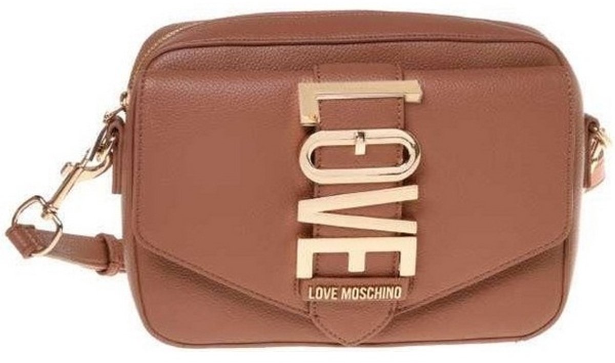 MOSCHINO LOVE MOSCHINO COGNAC CROSSBODYTAS 1 STUK