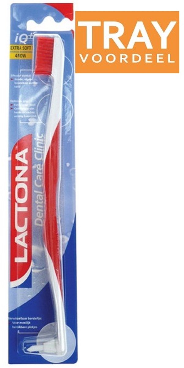 LACTONA IQ+ EXTRA SOFT TANDENBORSTEL 12 X 1 STUK