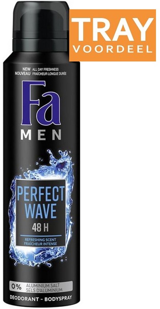 FA MEN KICK OFF DEODORANT SPRAY 12 X 150 ML