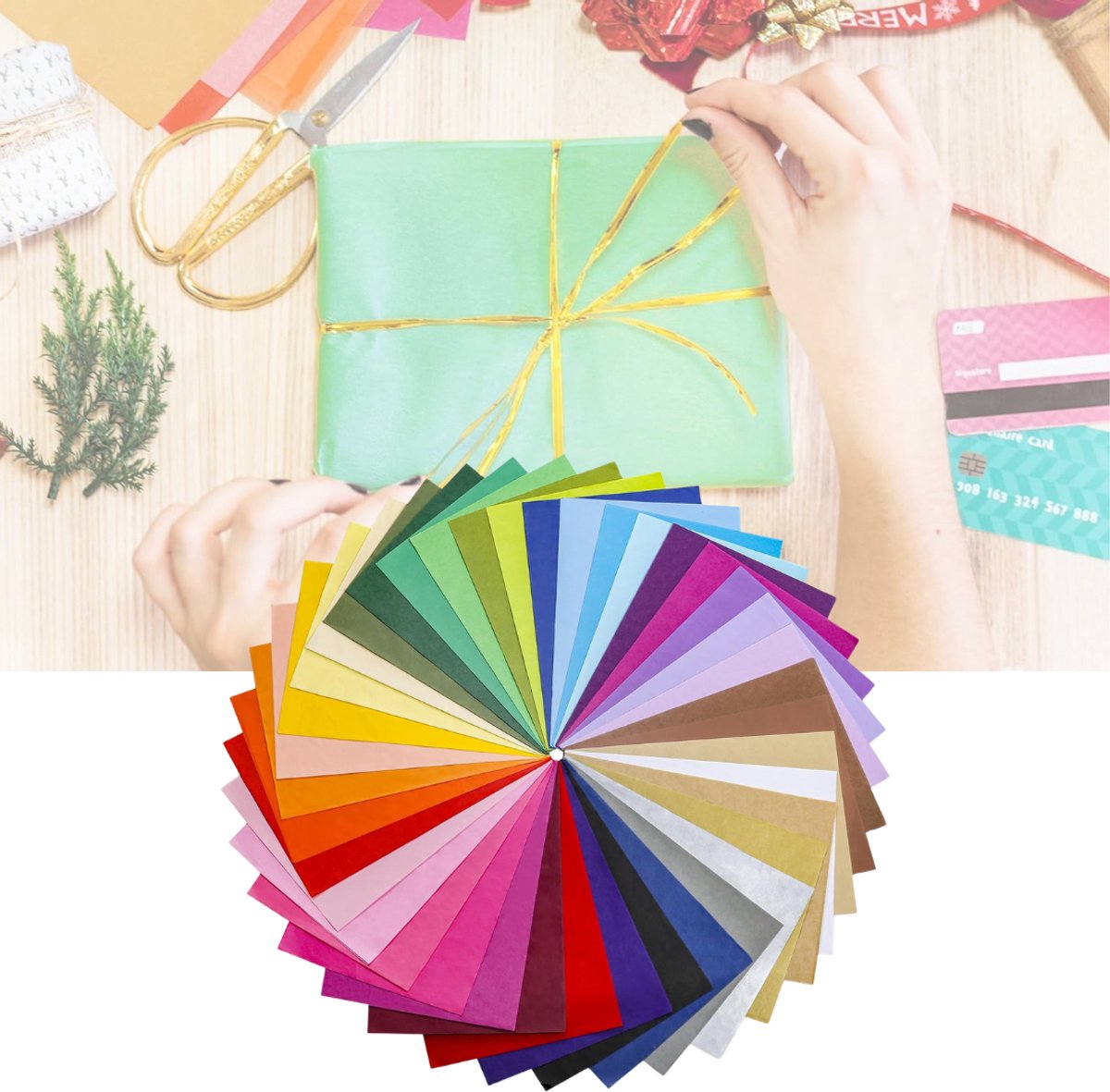 CLVP® Vloeipapier - Vliegerpapier - Multikleur
