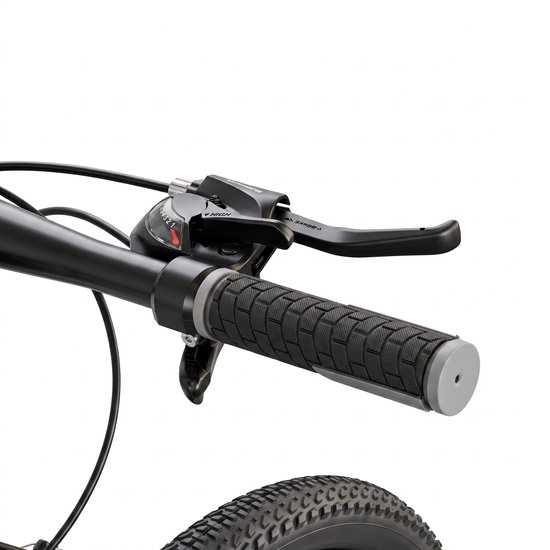 Berlin Bike Jongensfiets 24 inch - Mountainbike Kind 8-12 Jaar - 21 Versnellingen -Aluminium - Spatborden - Wit — afbeelding 4