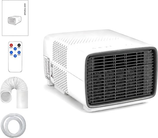 Draagbare airco 2700 BTU stille mini airconditioner voor camper en camping met ontvochtigen 280W compacte koeling