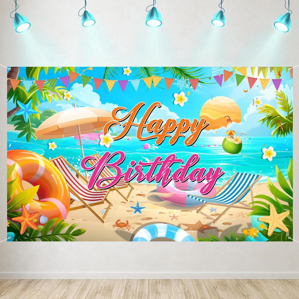 Dailygoods- Zomerdecoratie - Feestdecoratie - Stranddecoratie - Verjaardagsfeestdecoratie 