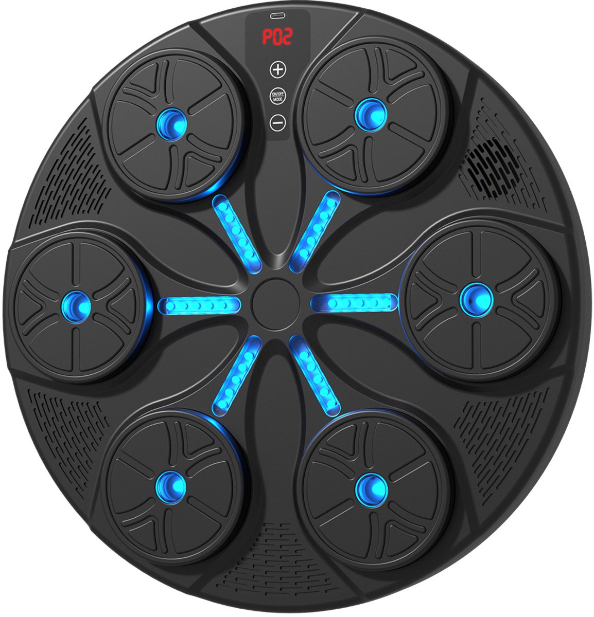Smart Music Boxing Machine | Bluetooth | Intelligente Elektronische Wandmontage | Muziek | Boksen | Trainingsapparaat | Kinderen | Volwassenen | LED Muziekboksmachine | Bokshandschoenen