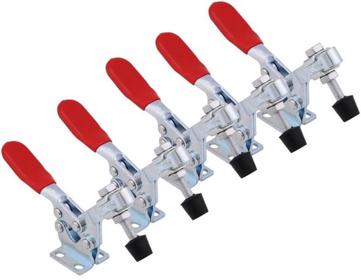 Zware verticale spanning klemmen set van 5 stuks, tot 227 kg - Perfect voor stevige bevestiging en ondersteuning