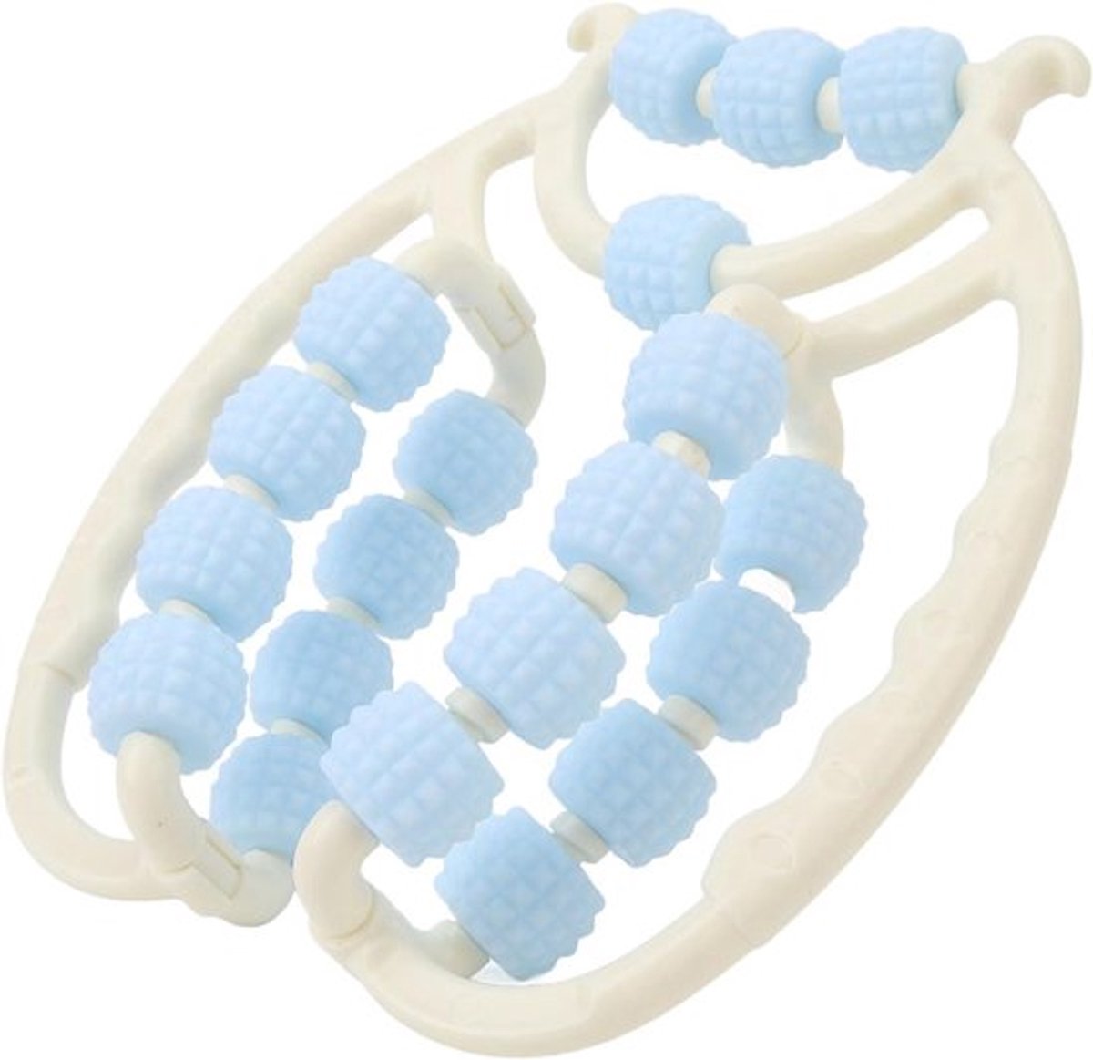 Wielen Spierroller Stimulator voor Spiervermoeidheid Verlichting - Blauwe Beenklemmen - Circulaire Arm- en Handklemmen - Veelzijdige Spierrolklemmen