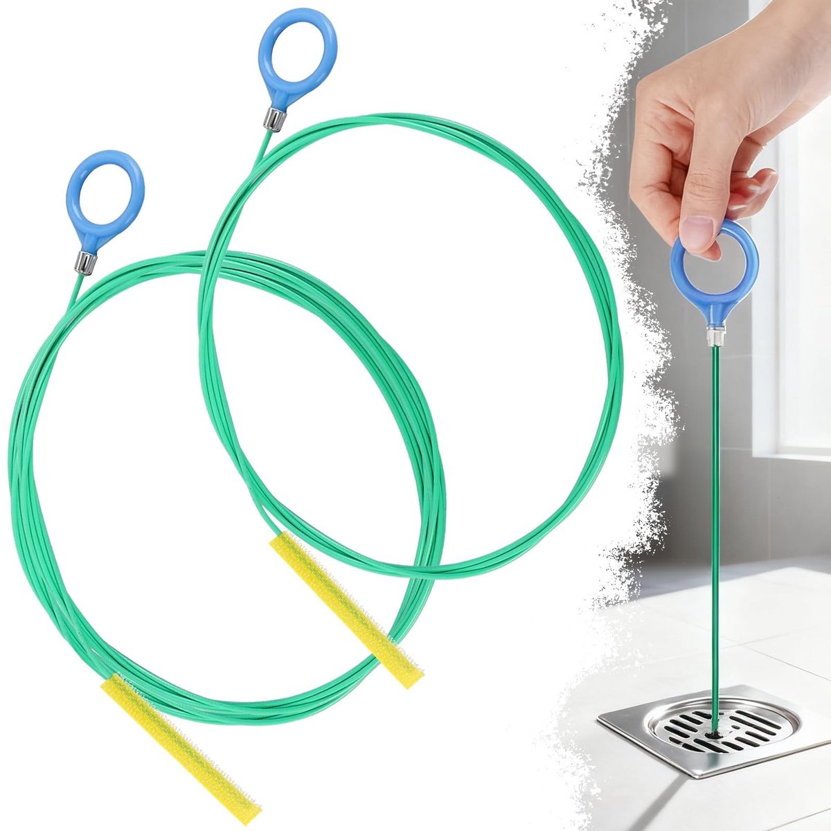 Solidchoice - Set van 2 Afvoerreinigingsspiralen