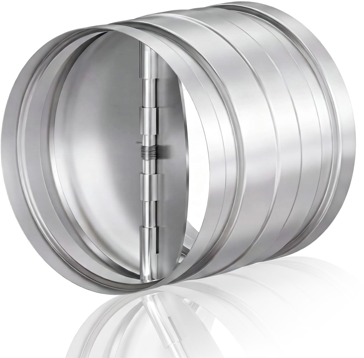 Solidchoice - 100mm Versterkte Gegalvaniseerde Terugslagklep