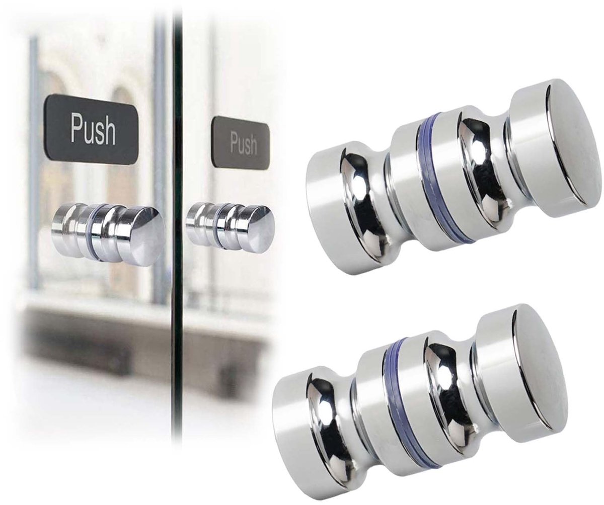 Solidchoice - 2 Stuks Doucheknop Aluminium Handgrepen 30mm