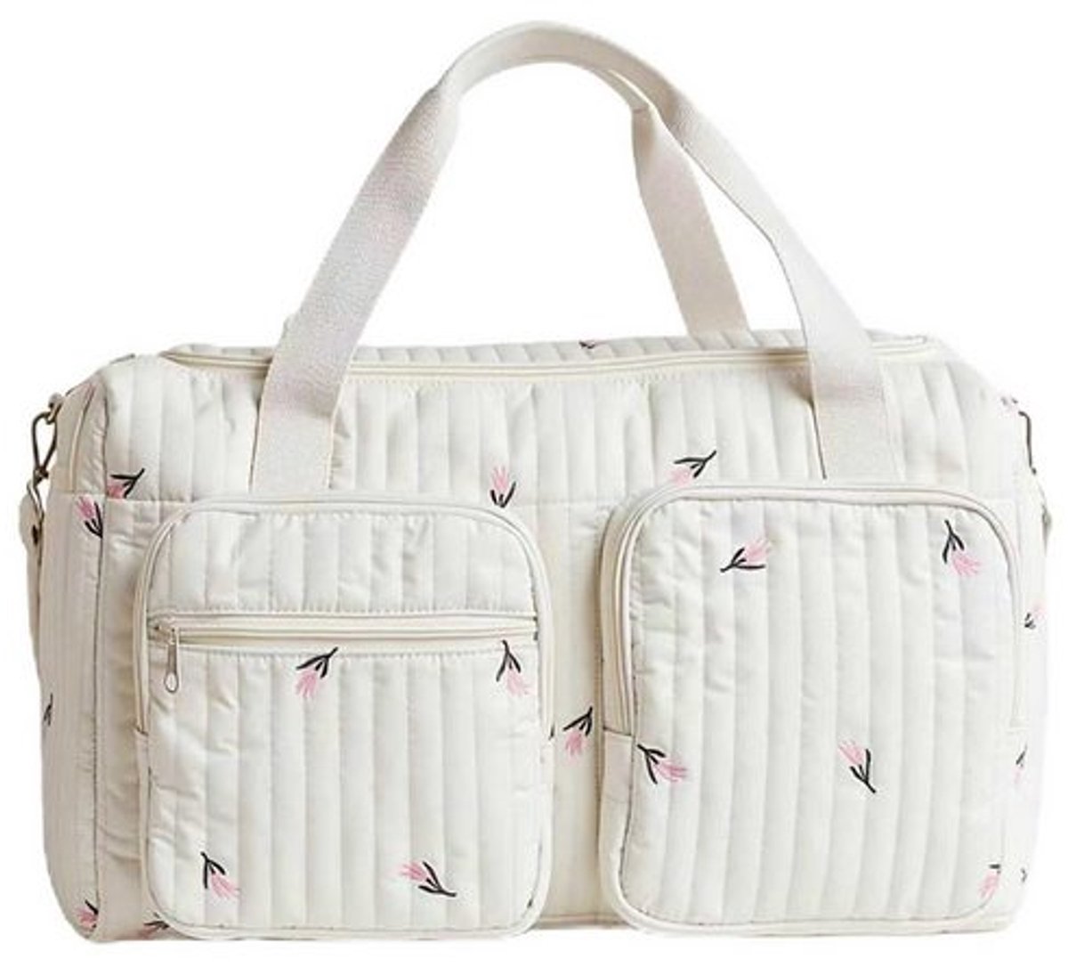 Claoner Reistas lichte grote capaciteit - Hand- en schoudertas - 45x22x26cm - Moeder-baby tas - Casual - Wit
