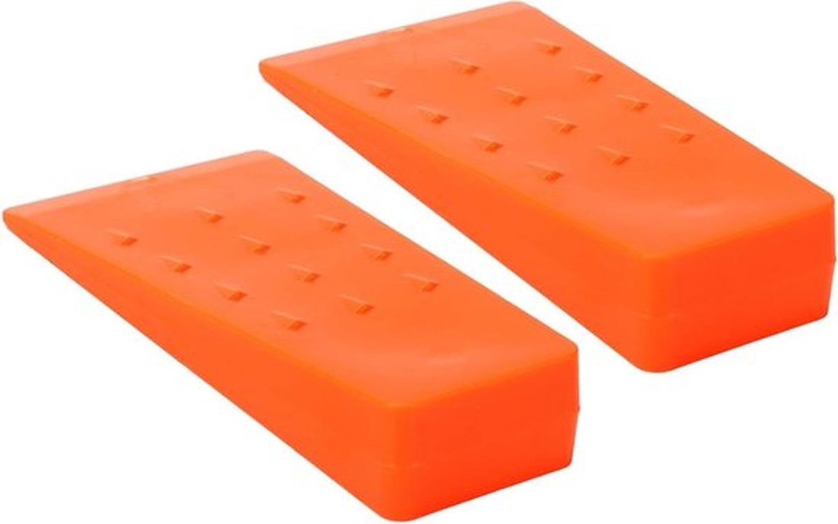 2 Stuks Plastic Kettingzaagwiggen voor Boomkap - Kettingzaag Benodigdheden - Houthakkersgereedschap