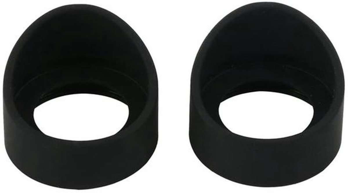 Rubberen Oogbeschermers voor Verrekijkers en Microscoop - 2 Stuks Cylinder Shields, 33mm Hoekig