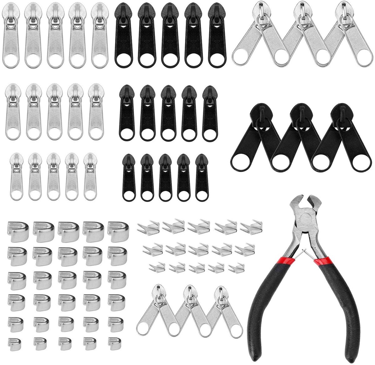 Solidchoice - 85-delige Rits Reparatieset met Gereedschap voor Diverse Toepassingen
