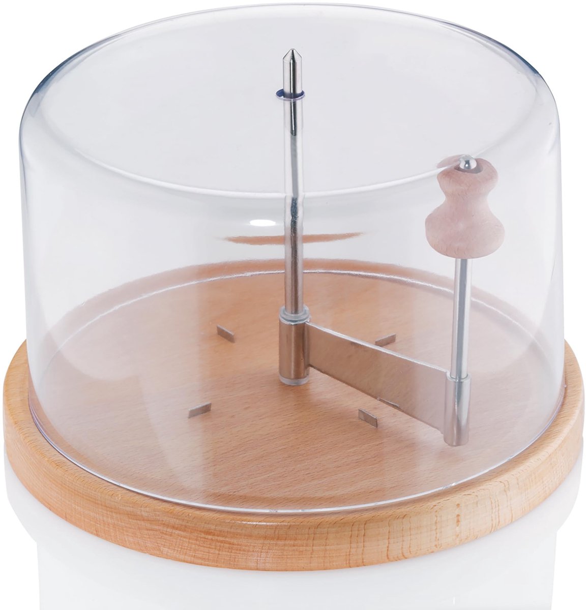 Solidchoice - Kaasgiraffe met Glazen Deksel Ø 22 cm