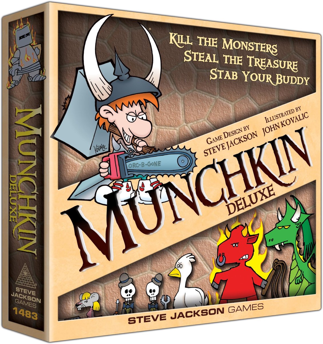 Solidchoice - Munchkin Deluxe Bordspel voor 3-6 Spelers