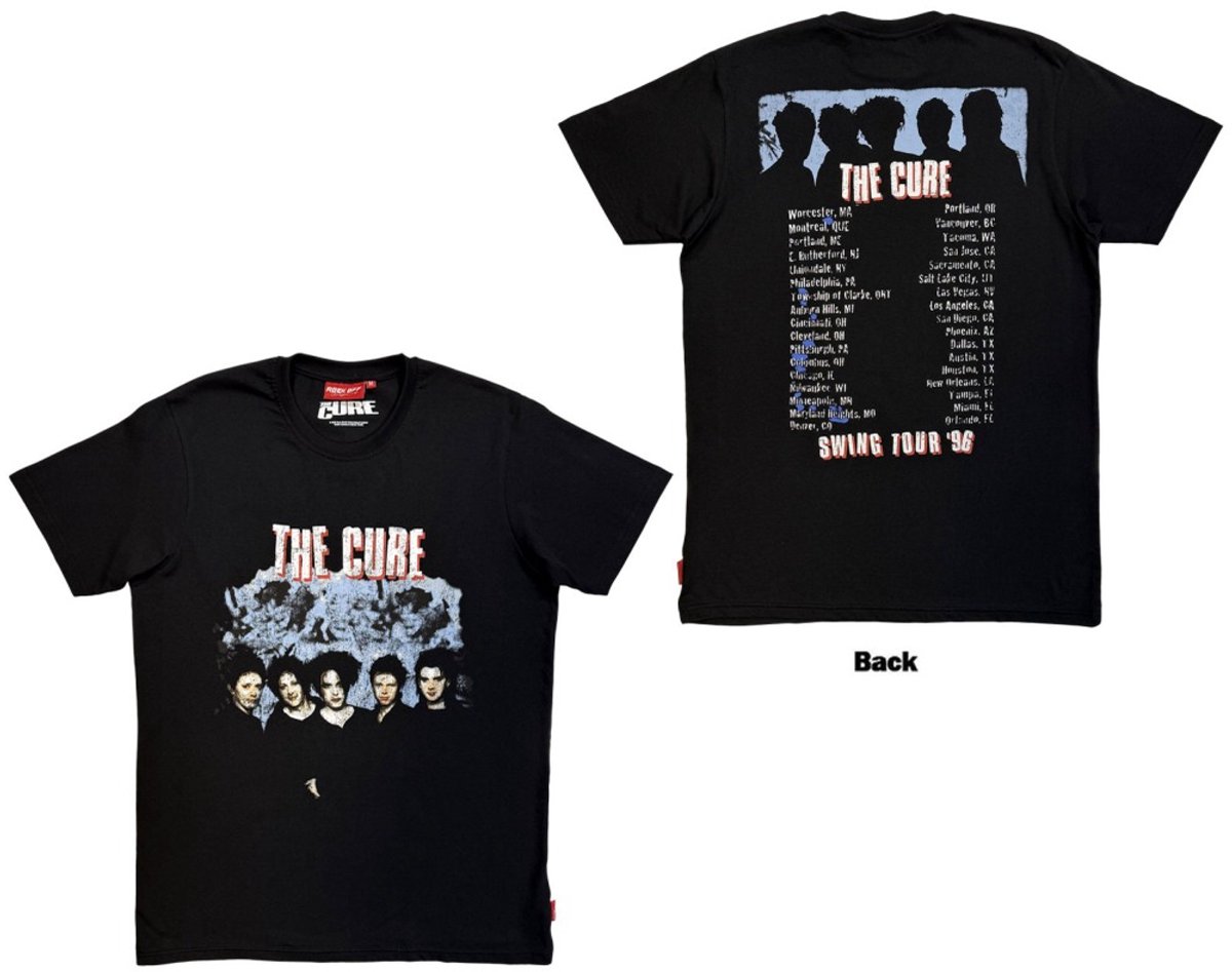 The Cure - Unplugged Swing Tour '96 Unisex Tshirt - XL - Zwart