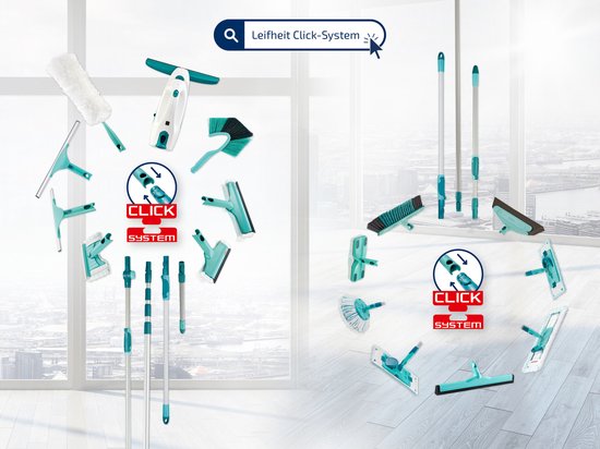 Leifheit schuimbezemkop - 34 cm wisbreedte - Click System van Leifheit — afbeelding 3