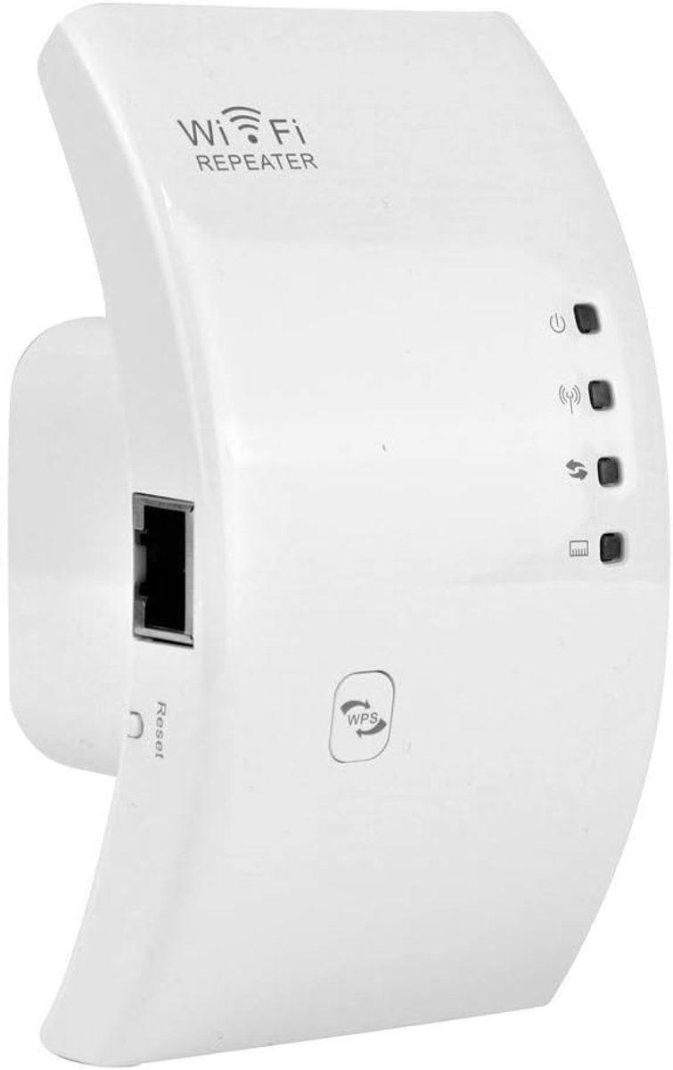 Draadloze N-signaalrepeater met LAN- en WPS-wifi-versterkeruitbreidingsmogelijkheden.