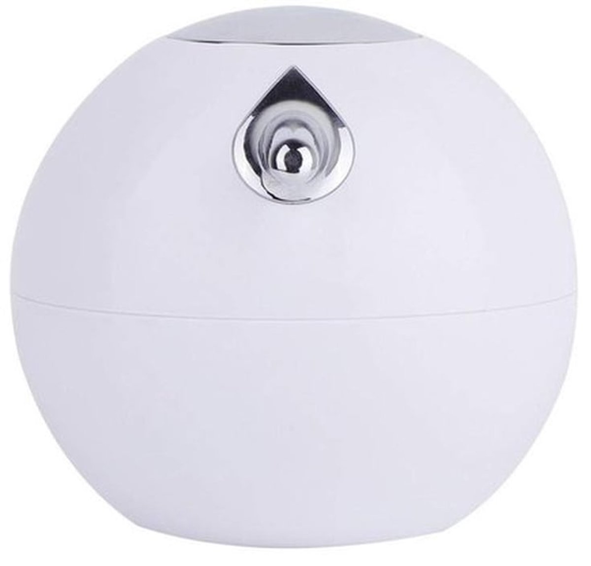 Zeepdispenser 380 ml - Handmatige Zeepdispenser - Vloeistofdispenser - Voor Badkamer/Douche - Antilek Design - Wit/ABS 11,3 x 11,3 x 10,5 cm