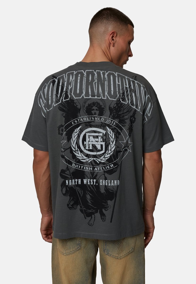 Good For Nothing - T-shirt - Katoen - Mannen - Maat XL - grijs