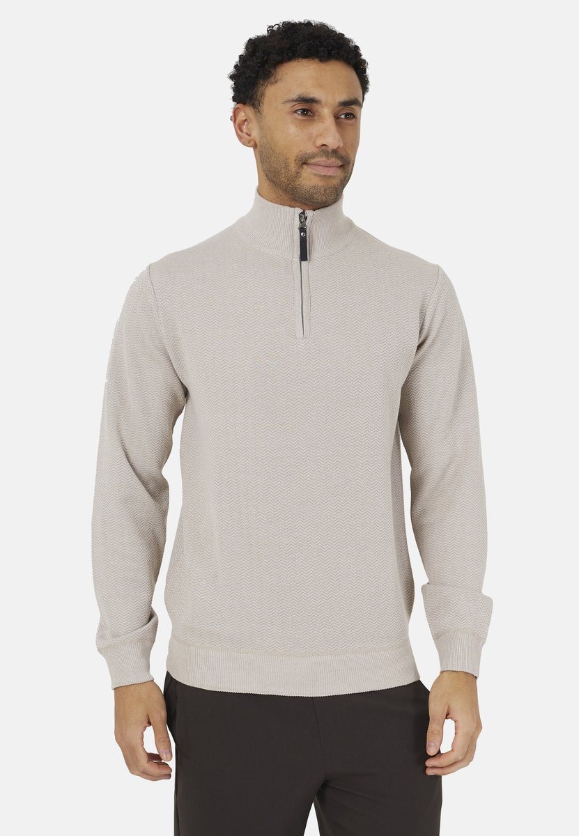 Brave Soul Outdoortrui Polyester Mannen Taupe