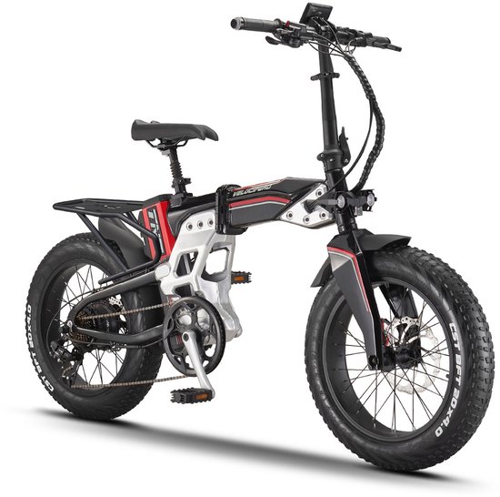 Velocifero TNT vouw-fatbike zwart 20 inch 624Wh van Velocifero — afbeelding 5