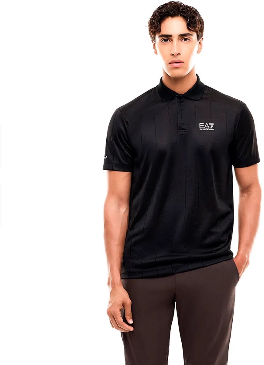 Ea7 Emporio Armani 7m002477_af22277 Korte Mouw Poloshirt Zwart S Man
