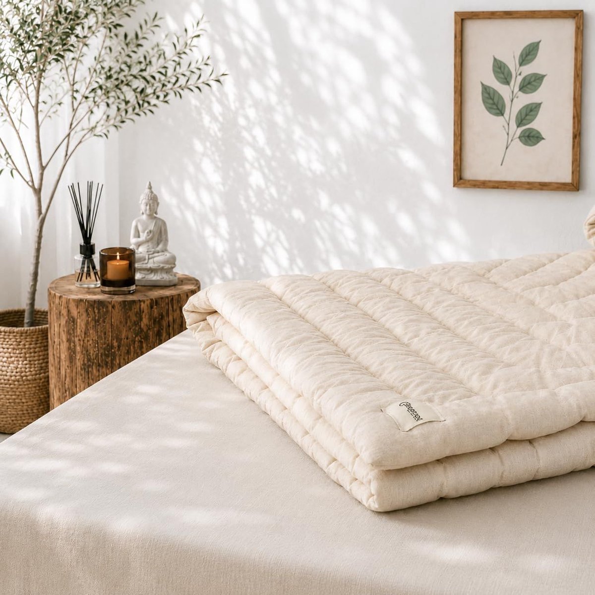 Sleepoos Wollen Dekbed 155 x 215 cm - 100% Biologische Wol