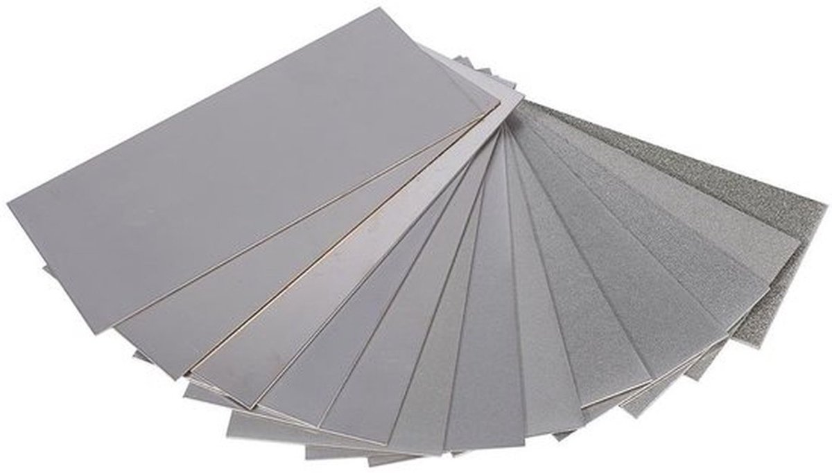 Diamant Mes Set 80-3000 Grit - Slijpsteen - Polijsten - Slijpstaaf - Wetsteen - Afmeting 17x7,5 cm