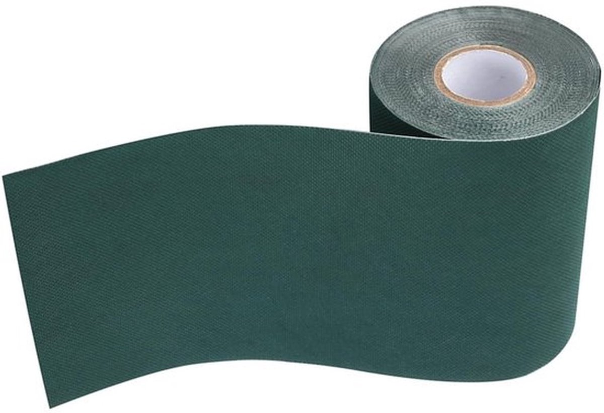 Naadtape Zelfklevend - Kunstgras - Antislip Onderkant - 150 mm x 10 m - Groen - Enkelzijdig - Kunstgraslijm