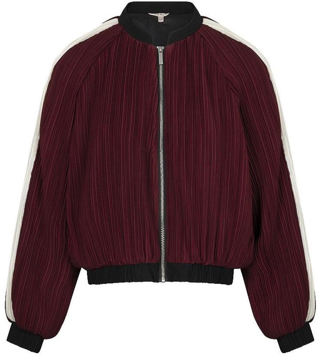 EsQualo Jas Jacket Bomber Plisse F26 28500 Merlot Dames Maat - 34