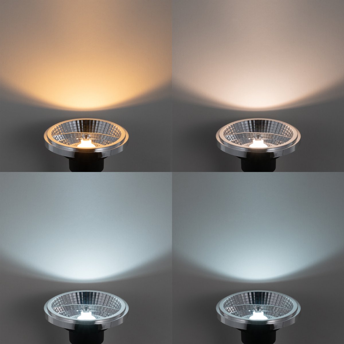 Qazqa smart led inbouwspot, inbouwlamp - Chuck 111 - wit , incl. 10W ledlamp, 2200K - 6500K, extra warmwit - daglicht, dimbaar, 16cm, rond,