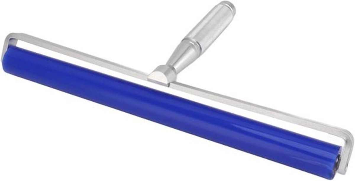 Stofdichte Lijmroller - Verwijderen Haarvezels - Antislip - Multifunctioneel - Siliconen Roller - Lage Viscositeit - Eenvoudige Bediening - Geschikt voor Diverse Oppervlakken - Blauw Model
