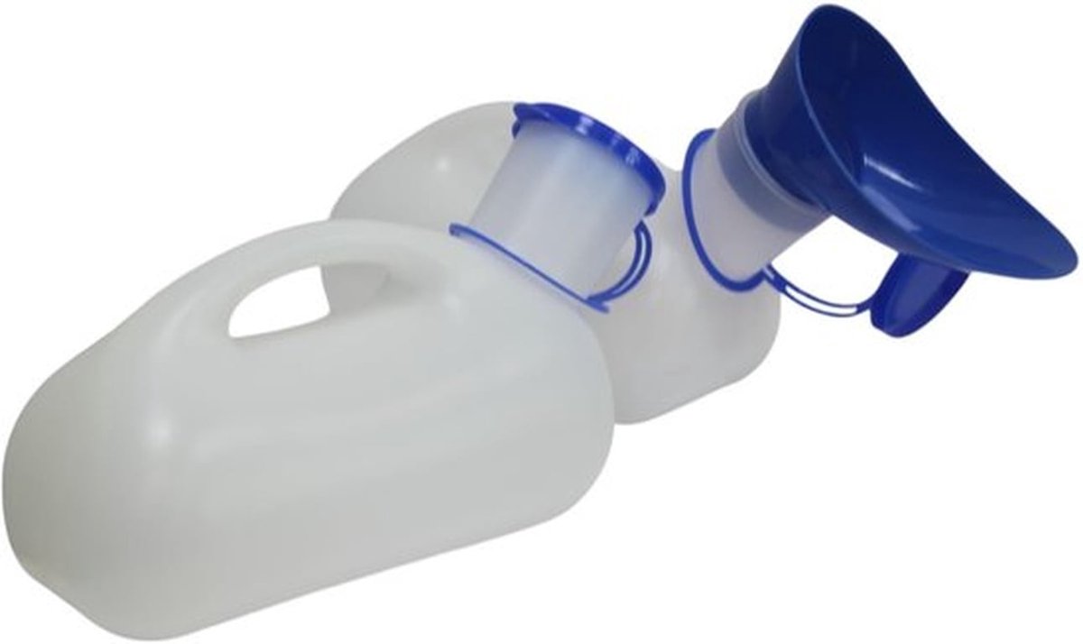 Draagbaar Uniseks Urinoir - Comfortabel Gebruik - Handige Adapter - Compact Formaat - Veilig Transport - Ideaal voor Reizen - Geschikt vo...