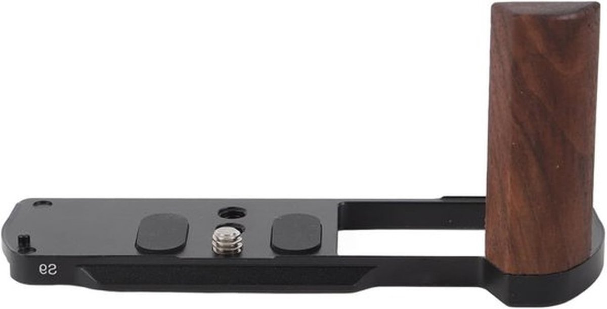 L-vormige handgreep met snelontkoppelingsplaat, aluminium L-beugel voor camera's, ideaal voor snel wisselen op statieven of handmatig fotograferen