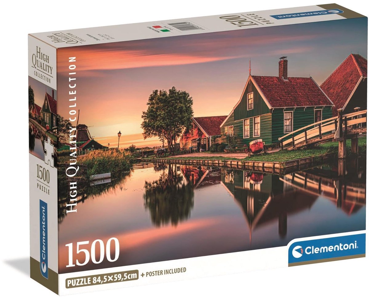 Solidchoice - 1500 Delen Puzzel van Zaanse Schans