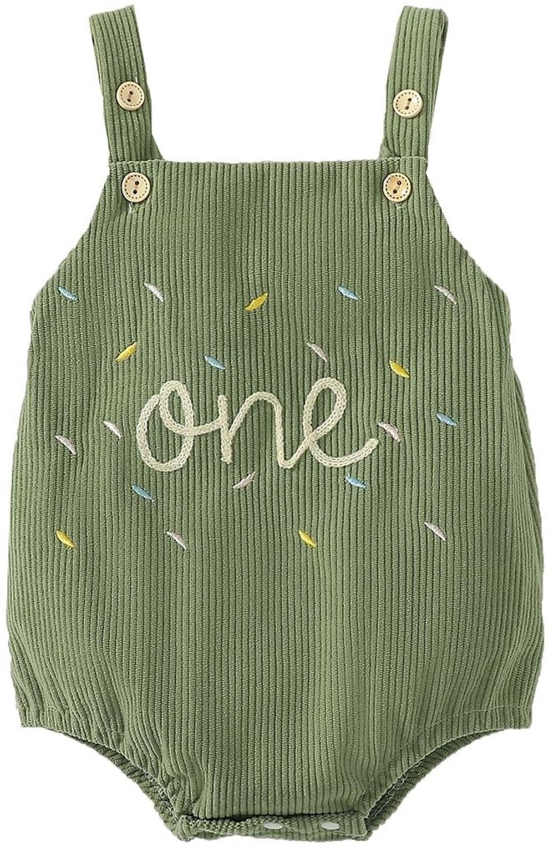 Solidchoice - Schattige Romper voor de Eerste Verjaardag van Meisjes