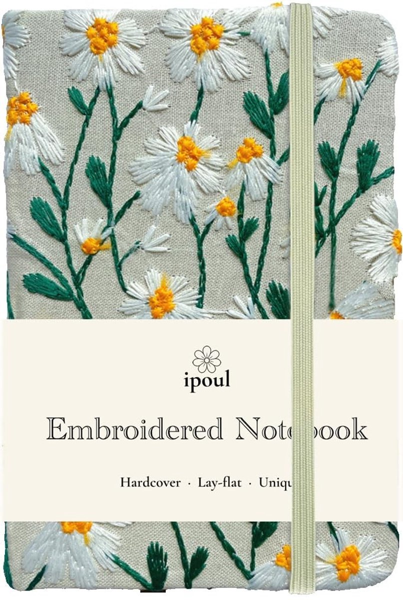 A6 Pocket Journal met Bloemmotief en Hard Cover