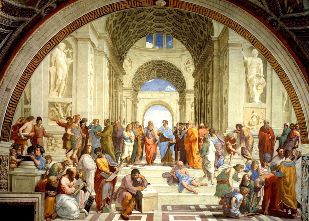Solidchoice - Athens School Puzzel van 1000 Stukken 70 x 50 cm