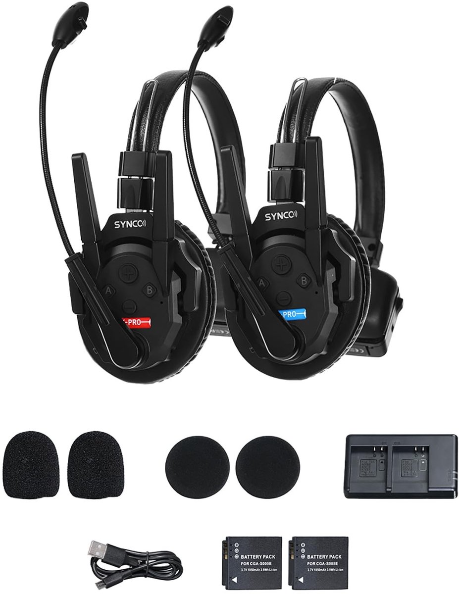 Solidchoice - XTalk XPro 2.4GHz Draadloze Intercom Headset