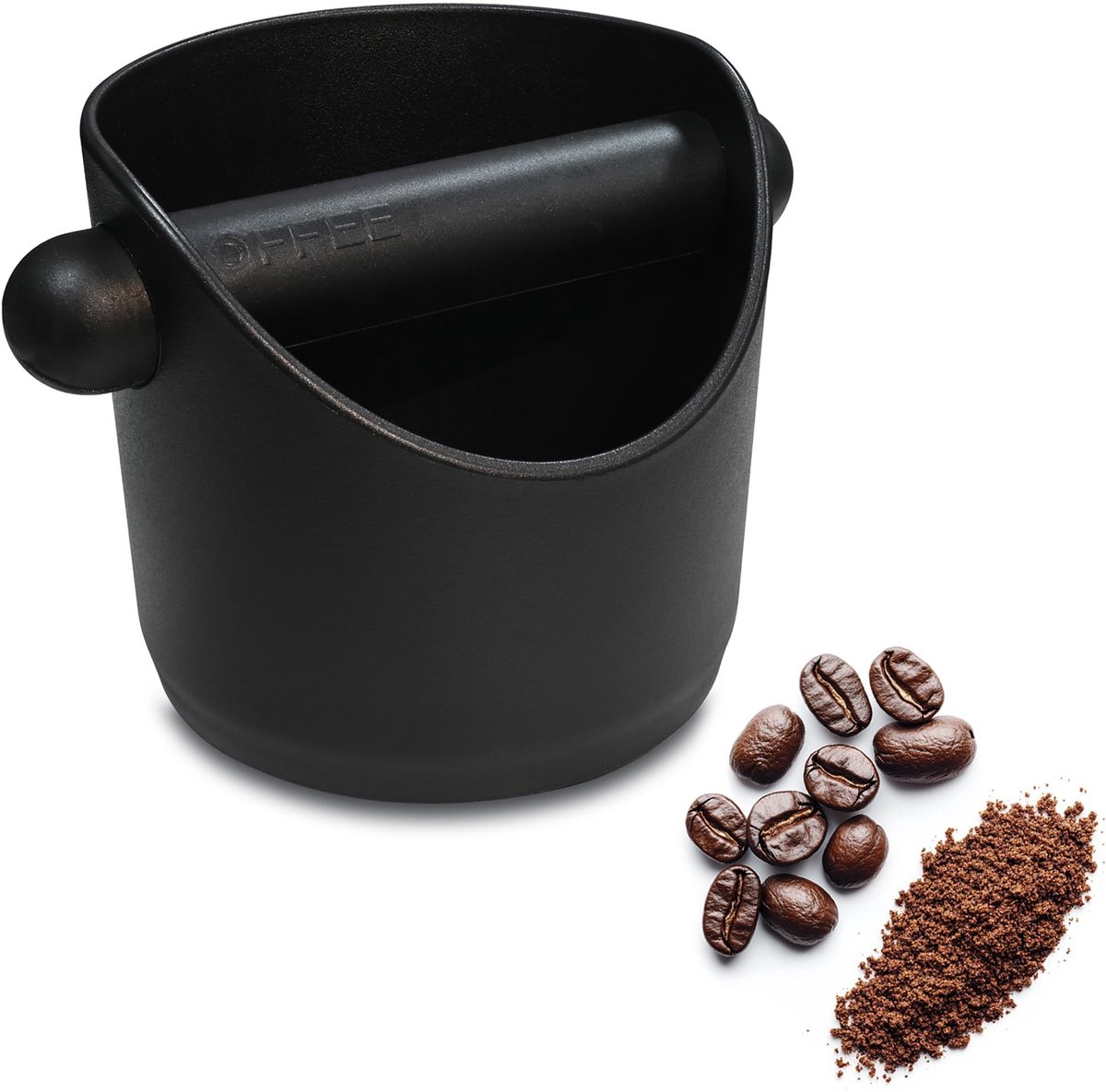 Solidchoice Compacte Klopbox voor Espresso met Antislip Basis