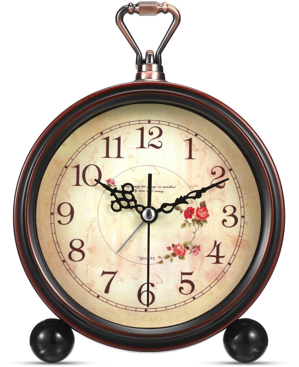 Solidchoice - Vintage Retro Tafelklok met Stil Ontwerp
