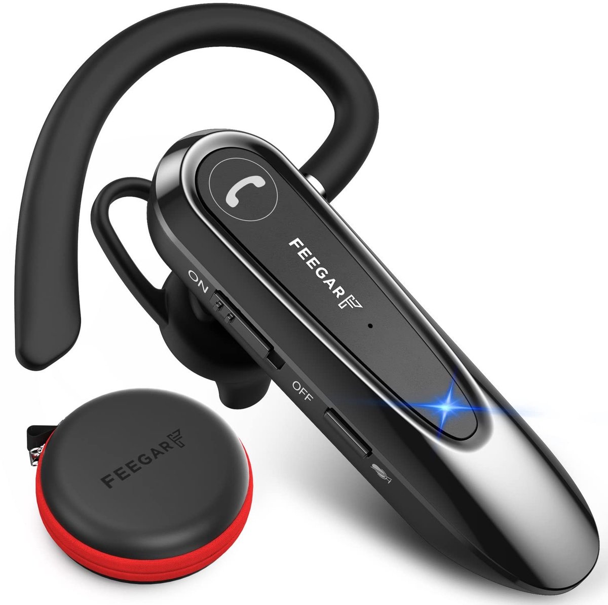 Solidchoice - Draadloze Bluetooth Headset met 30 Uur Praat Tijd