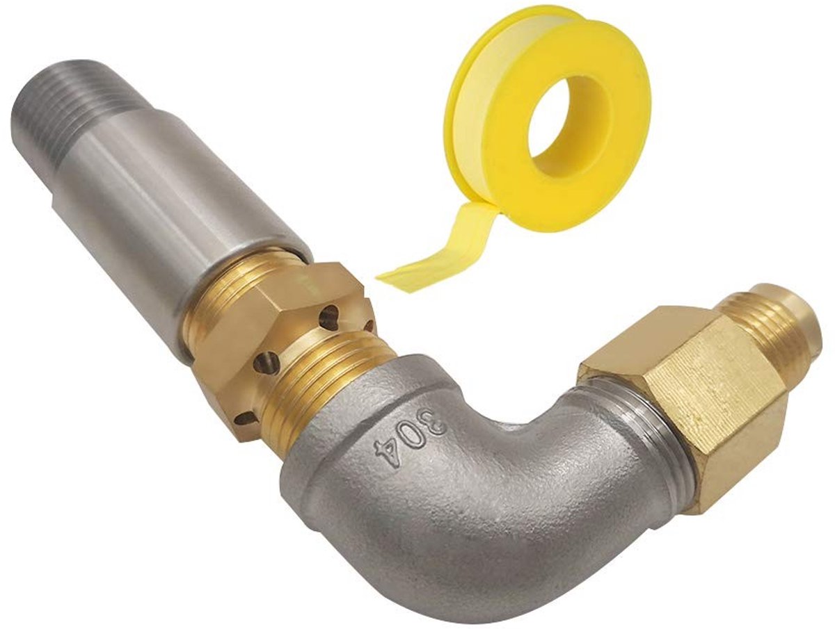 Solidchoice - 1/2" Luchtmixer Nozzle voor Propaan Vuurkorf