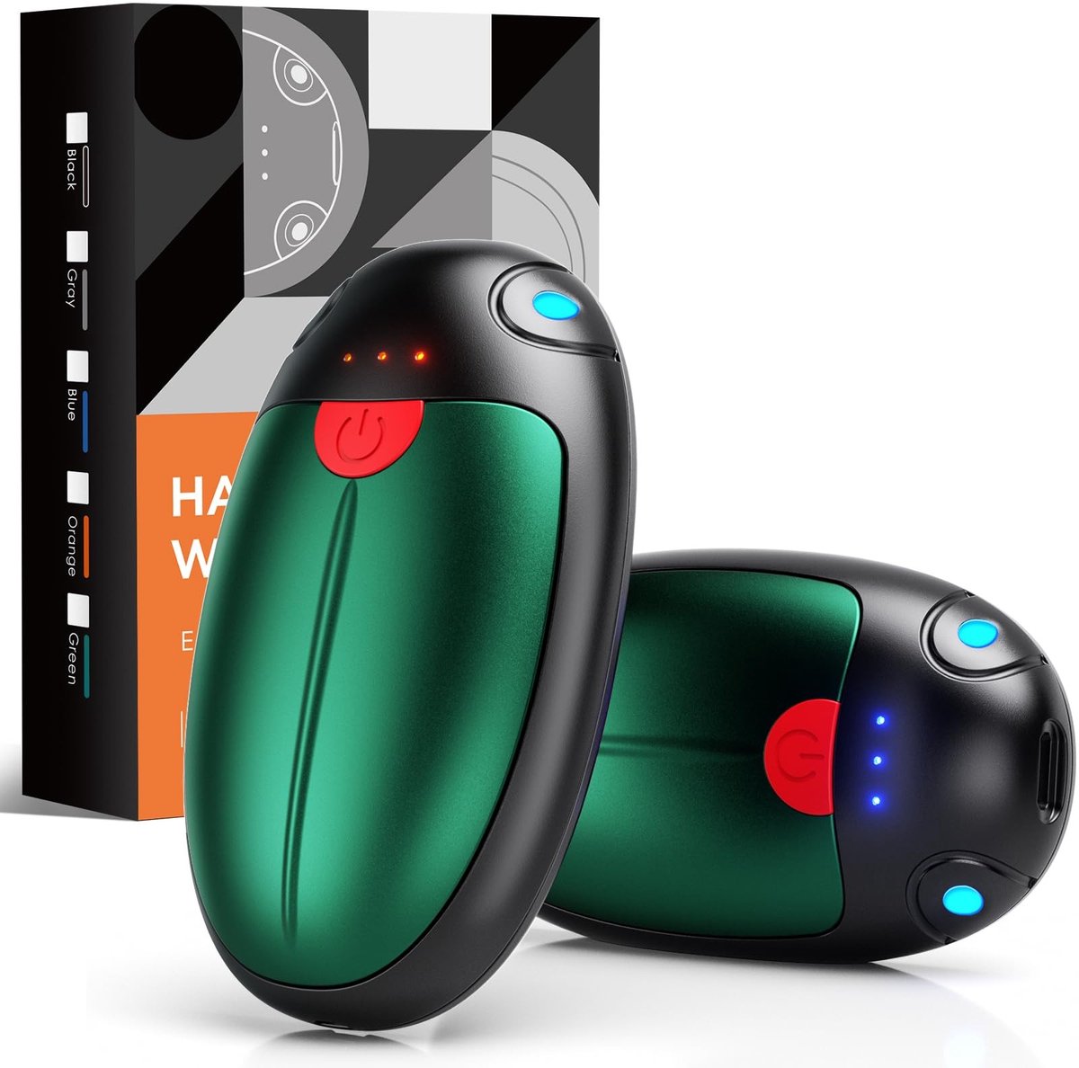 Solidchoice - Oplaadbare Handwarmers met 6000 mAh Batterij en 3 Temperatuurinstellingen