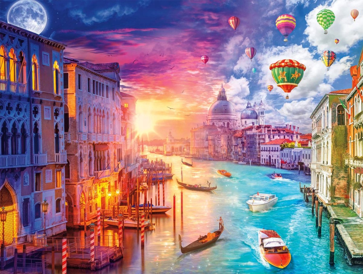 Solidchoice - Venetië Jigsaw Puzzle - 750 Stukken voor Volwassenen