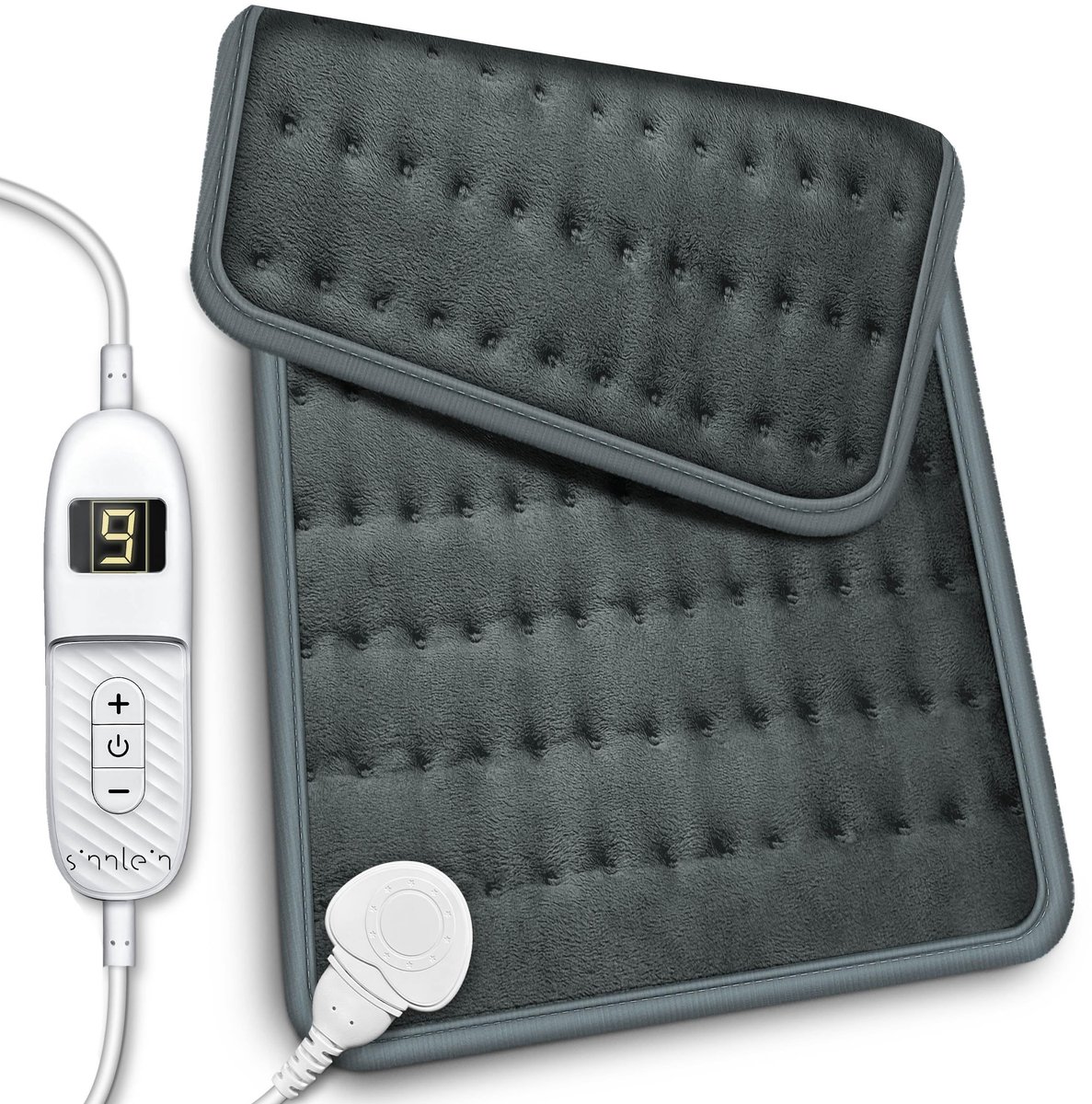 Solidchoice - Fleece Verwarmingskussen 60 x 30 cm met Digitale Display